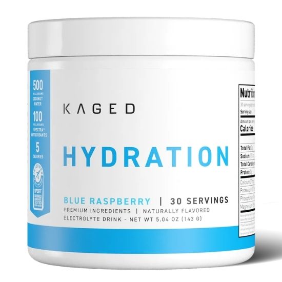 Hydration, Blue Raspberry, 143g, Kaged Muscle