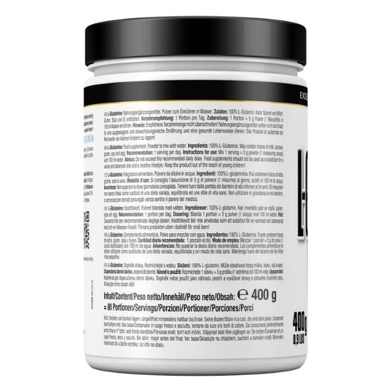 L-Glutamine, 100% Pure Free Form, 400g, Weider