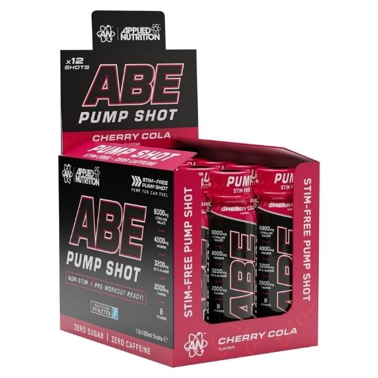 ABE Pump Shot, Cherry Cola, 12 x 100 ml, Applied Nutrition | Vitax.ro