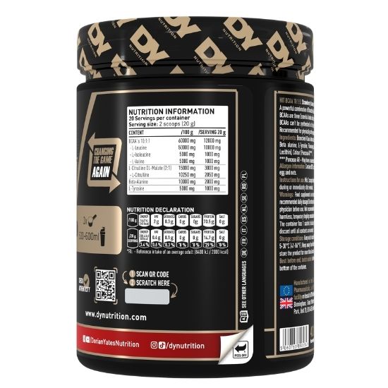 HIT BCAA 10:1:1, Strawberry, 400g, Dorian Yates