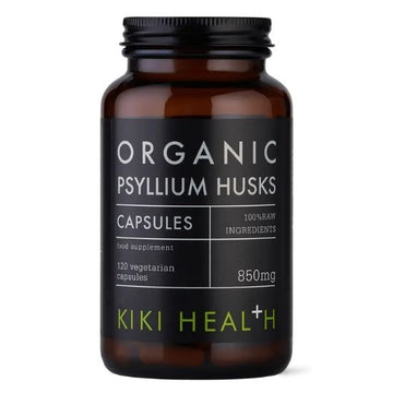 Psyllium Husks Organic, 120 vcaps, KIKI Health