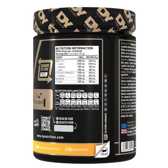HIT BCAA 10:1:1, Pineapple, 400g, Dorian Yates