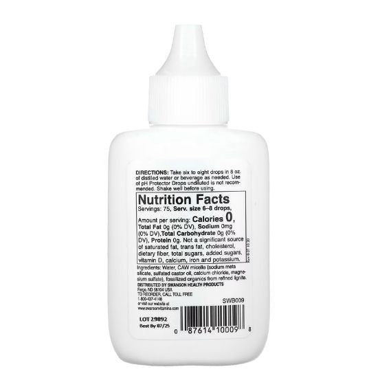 Alkaline Booster pH Protector Drops, 37 ml, Swanson - Vitax.ro