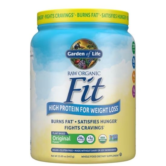 Raw Organic Fit, Original, 445g, Garden of Life - Vitax.ro