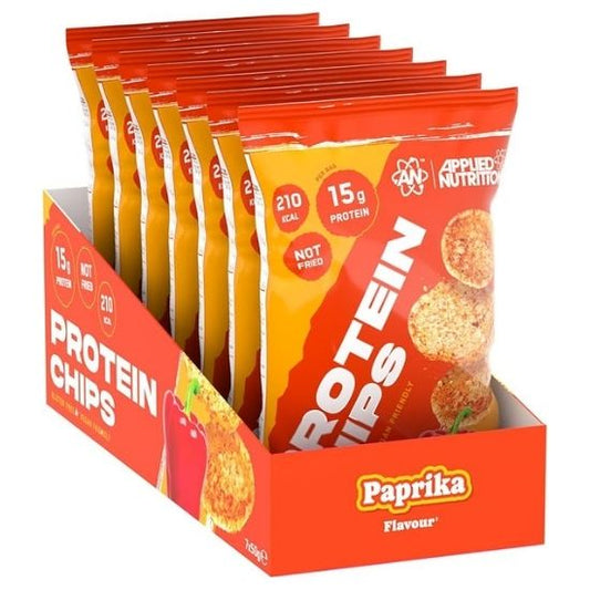 Protein Chips, Paprika, 7 x 50g, Applied Nutrition