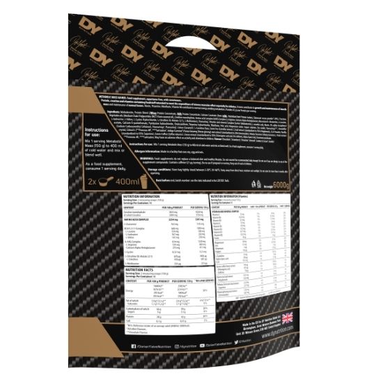Metabolic Mass, Chocolate, 6000g, Dorian Yates