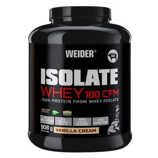 Isolate Whey 100 CFM, Vanilla Cream, 908g, Weider