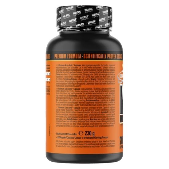 Maximum Krea-Genic, 200 caps, Weider