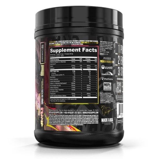 Godzilla Pre-Workout, Strawberry Mango, 730g, RYSE