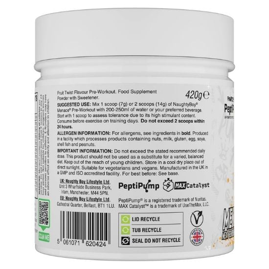 Menace V2, Fruit Twist, 420g, Naughty Boy - Vitax.ro