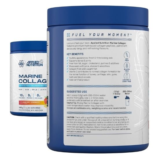 Marine Collagen, Strawberry Lemonade, 300g, Applied Nutrition
