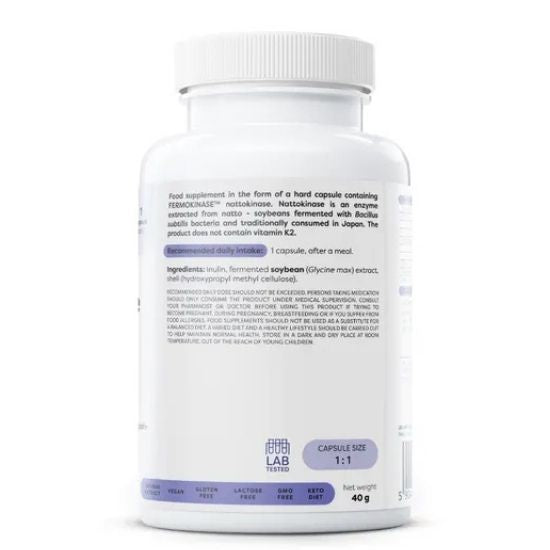 Nattokinase, 100 mg, 120 vegan caps, Osavi - Vitax.ro