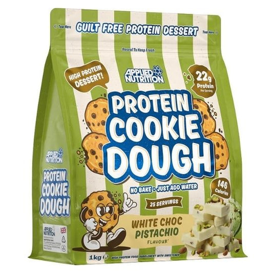 Protein Cookie Dough Dessert, White Choc Pistachio, 1000g, Applied Nutrition