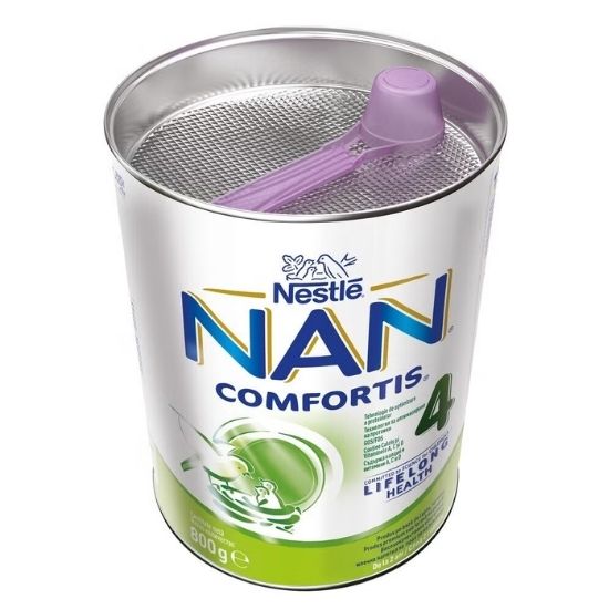 Nan 4 Comfortis, Preparat pe baza de lapte, 2+ ani, 800 g, Nan