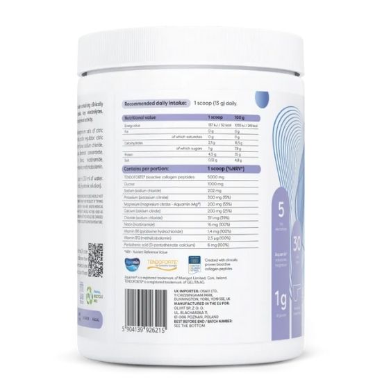 Collagen Electrolytes Vitality and Sport, Wild Berry, 390g, Osavi - Vitax.ro