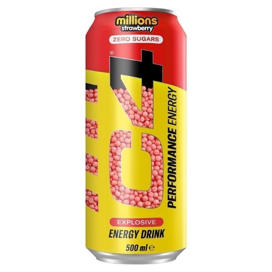 C4 Performance Energy, Millions Strawberry, 12 x 500 ml, Cellucor