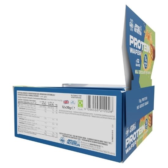 Protein Wafer, Milk Chocolate Pistachio, 12 x 39g, Applied Nutrition