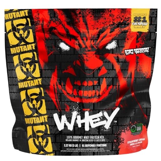 Mutant Whey, Strawberry Cream, 2270g, Mutant - Vitax.ro