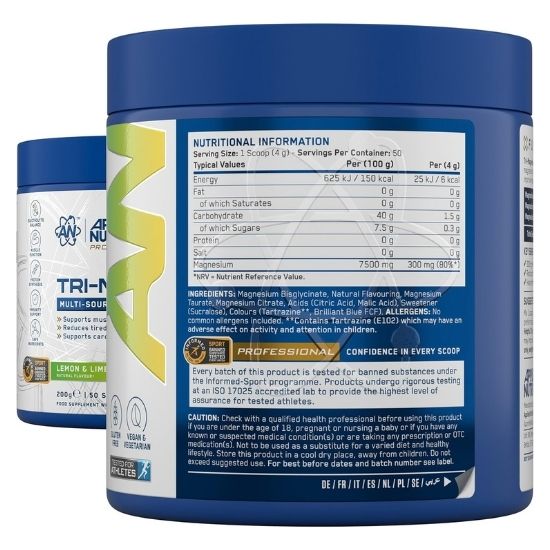 Tri-Magnesium, Lemon & Lime, 200g, Applied Nutrition | Vitax.ro