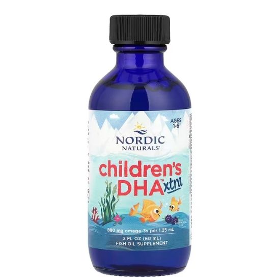 Children's DHA Xtra, 880mg, Berry Punch, 60 ml, Nordic Naturals - Vitax.ro