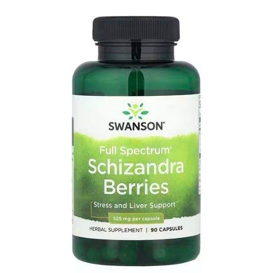 Full Spectrum Schizandra Berries, 525mg, 90 caps, Swanson - Vitax.ro