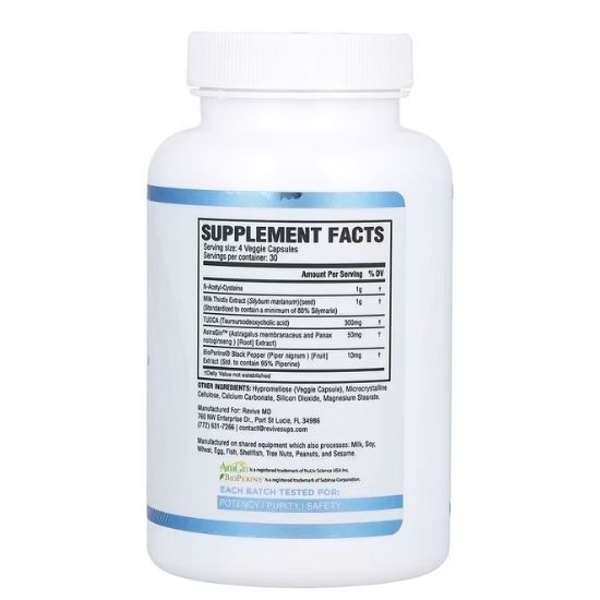 Liver, 120 vcaps, Revive - Vitax.ro