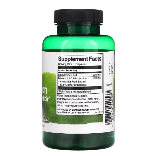 Bitter Melon, 120 caps, Swanson - Vitax.ro