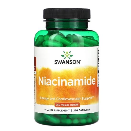 Niacinamide, 250mg, 250 caps, Swanson - Vitax.ro