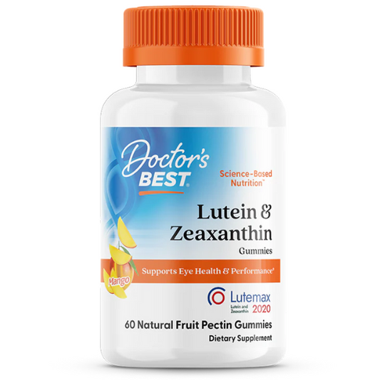 Lutein & Zeaxanthin, Mango Madness, 60 gummies, Doctor's Best - Vitax.ro