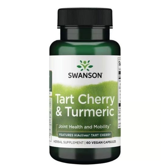 Tart Cherry & Turmeric, 60 vcaps, Swanson - Vitax.ro