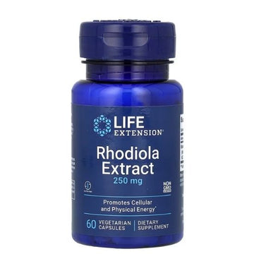 Rhodiola Extract, 250mg, 60 vcaps, Life Extension - Vitax.ro