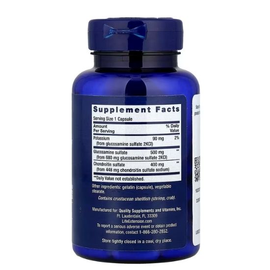 Glucosamine/Chondroitin Capsules, 100 caps, Life Extension - Vitax.ro