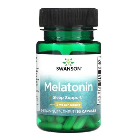 Melatonin, 3mg, 60 caps, Swanson - Vitax.ro