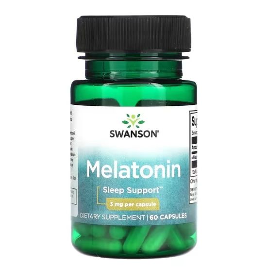 Melatonin, 3mg, 60 caps, Swanson - Vitax.ro