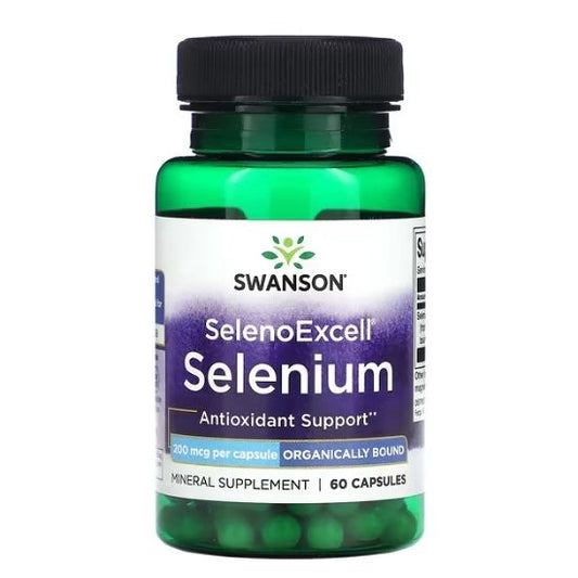 SelenoExcell Selenium, 200mcg, 60 caps, Swanson - Vitax.ro