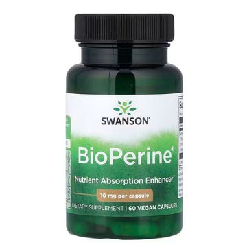 Bioperine, 10mg, 60 caps, Swanson - Vitax.ro
