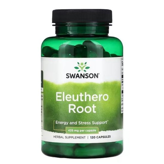 Eleuthero Root, 425mg, 120 caps, Swanson - Vitax.ro