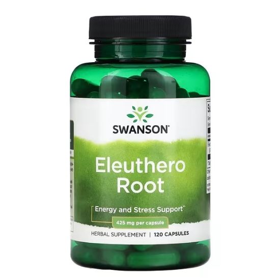 Eleuthero Root, 425mg, 120 caps, Swanson - Vitax.ro