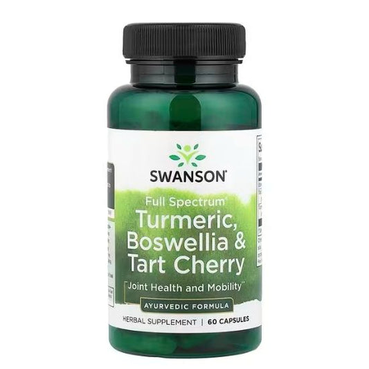 Turmeric, Boswellia & Tart Cherry, 60 caps, Swanson - Vitax.ro