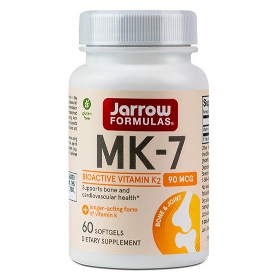 Vitamin MK-7, 90mcg, 60 softgels, Jarrow Formulas - Vitax.ro