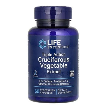 Triple Action Cruciferous Vegetable Extract, 60 vcaps, Life Extension - Vitax.ro