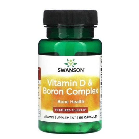 Vitamin D & Boron Complex, 60 caps, Swanson - Vitax.ro