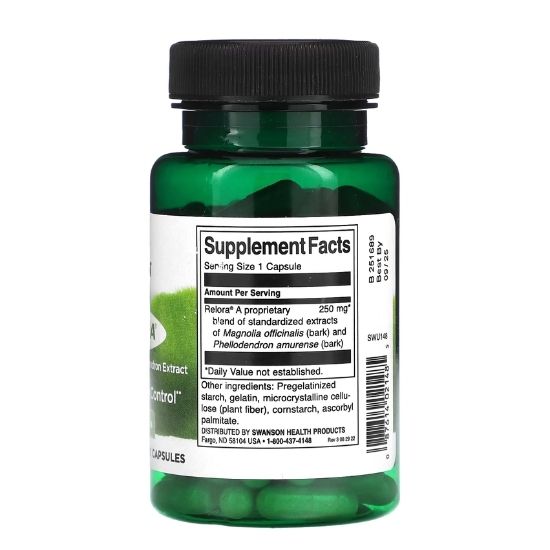 Relora, 250mg, 90 caps, Swanson - Vitax.ro