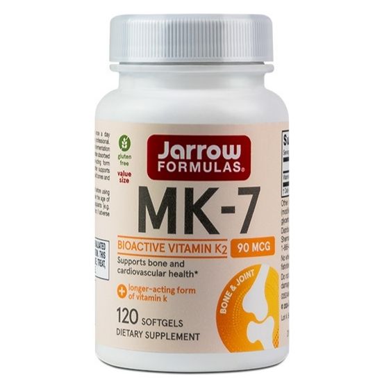 Vitamin MK-7, 90mcg, 120 softgels, Jarrow Formulas - Vitax.ro