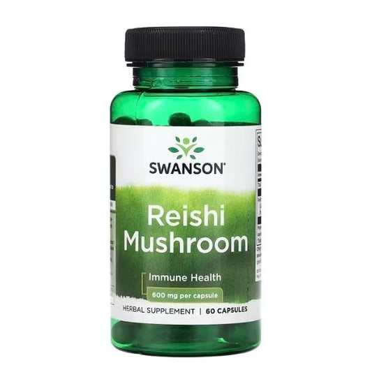 Reishi Mushroom, 600mg, 60 caps, Swanson - Vitax.ro