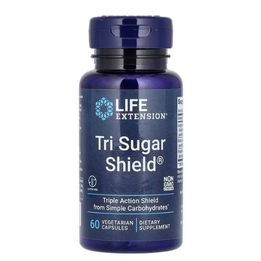 Tri Sugar Shield, 60 vcaps, Life Extension - Vitax.ro