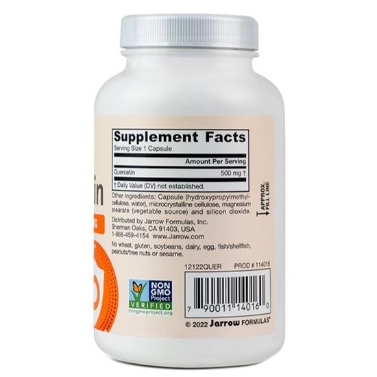 Quercetin, 500mg, 100 vcaps, Jarrow Formulas - Vitax.ro