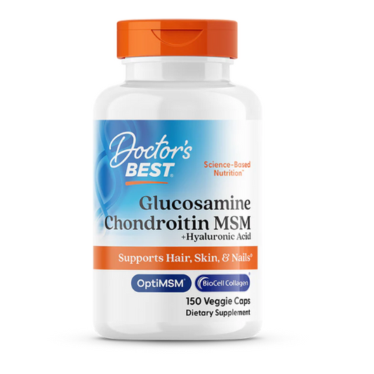 Glucosamine Chondroitin MSM + Hyaluronic Acid, 150 caps, Doctor's Best