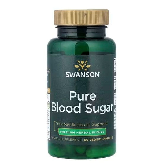 Pure Blood Sugar, 60 vcaps, Swanson - Vitax.ro