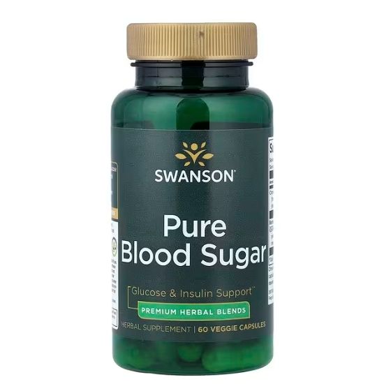 Pure Blood Sugar, 60 vcaps, Swanson - Vitax.ro